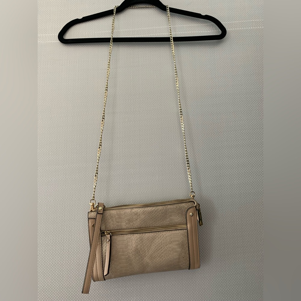Beige snakeskin Purse